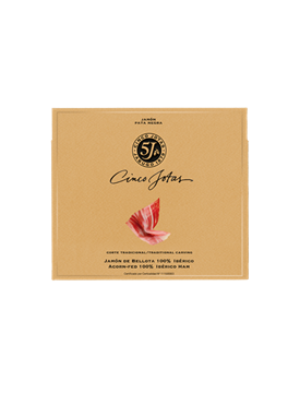 Jamón de bellota 100% ibérico Cinco Jotas loncheado 40g