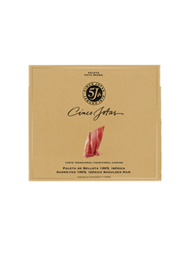 Paleta de Bellota 100% Ibérica Cinco Jotas Loncheado 40 g