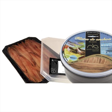 Anchoa del Cantábrico «00» 50 lomos Bandeja 350g